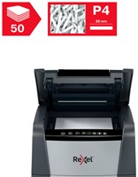 Papiervernietiger Rexel Optimum Auto+ 50X P4 snippers 4x28mm-3