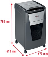 Papiervernietiger Rexel Optimum Auto+ 300M P5 snippers 2x15mm-5