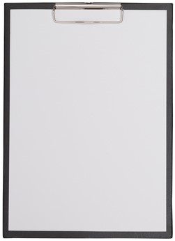 Klemmbrett MAUL A4 hoch + 2 Magnete Rückseite PVC schwarz-3