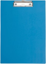 Klemmbrett MAUL A4 hochkant mit Stiftschlaufe PVC neon hellblau