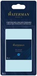 Cartouche d'encre Waterman International Florida bleu blister 8 pièces