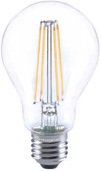 Lampe LED Integral E27 7W 2700K blanc chaud 806 lumens