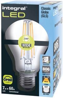 Lampe LED Integral E27 7W 2700K blanc chaud 806 lumens-2