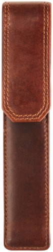 Etui stylo Maverick The Original pour 1 stylo cuir marron