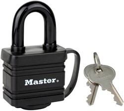 Padlock MasterLock pin cylinder laminated steel 40mm