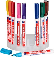 Marqueur edding 400 ogive 1mm assorti set 10 pièces-2