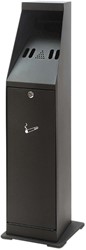 Cendrier sur colonne Vepa Bins noir 31043774