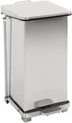 Waste bin Vepa Bins pedal bin Industrial 45 liters matt stainless steel