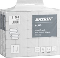 Towel Katrin Plus w-fold 3-ply 240x320mm 25x90 sheets white 61563-2