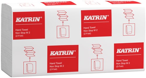 Towel Katrin z-fold 2-layer 203x240mm 25x160 sheets white 61617