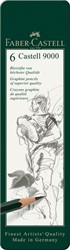 Crayon Faber-Castel Jumbo 9000 boîte de 6 duretés