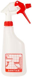 Spray bottle Cleaninq 600ml empty with sanitary logo