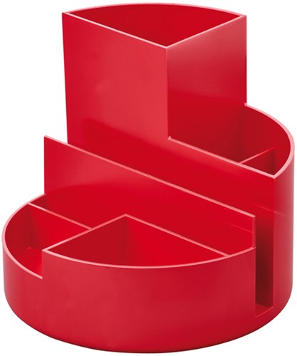 Organisateur MAULroundbox Recycled 6 compartiments rouge