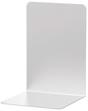 Bookend MAUL aluminum 12x12x17.5cm set 2 silver