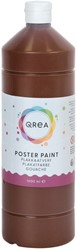Gouache Qrea marron foncé 1000ml