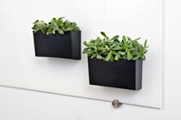 Porte-accessoires tableau en verre Legamaster noir-1