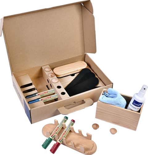 Kit Starter accessoires tableau blanc Legamaster WOODEN 17 pièces-3