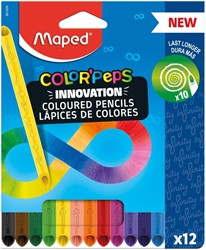 Crayon de couleur Maped Color'Peps Infinity boîte 12 couleurs assorti