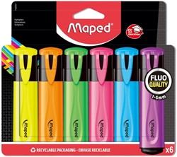 Surligneur Maped set 6 couleurs standard