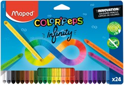 Crayon de couleur Maped Color'Peps Infinity boîte 24 couleurs