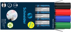 Marqueur tableau blanc Schneider Maxx 290 ogive 2-3mm assorti 3+1 gratuit