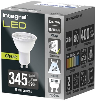Spot LED Integral GU10 4000K blanc froid 4,2W 400lumen-2