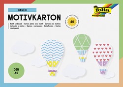 Carton photo Folia A6 40 feuilles 20 designs assorti