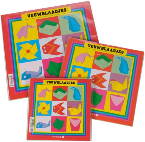 Folding sheets square 12x12cm 65gram assorted 90 sheets-3
