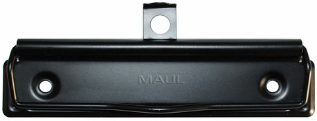 Papierklemme MAUL Bügelschelle Stahl 120mm schwarz 10 Stück