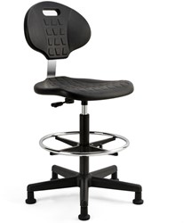 Chaise de travail Euroseats Tarente Large noir