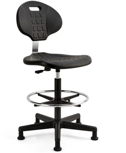 Chaise de travail Euroseats Tarente Large noir