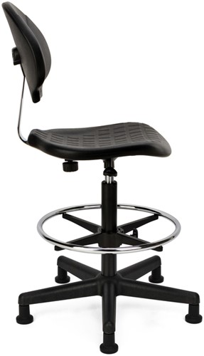 Chaise de travail Euroseats Tarente Large noir-3