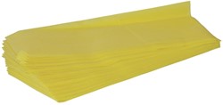 Dusting cloth Cleaninq viscose 25x60cm yellow 25 pcs