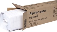 Bloc papier pour chevalet Legamaster quadrillé 20 feuilles 5 pièces-1