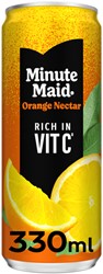 Soft drink Minute Maid orange can 330ml