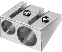 Taille-crayon Westcott aluminium 2 trous