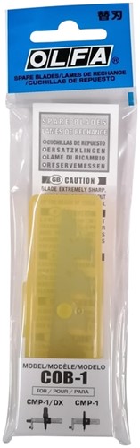 Lames de réserve Olfa CMP-1 blister de 15 pièces