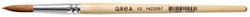 Pinceau Qrea poil synthétique n° 12 largeur 7,1mm