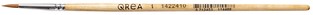 Pinceau Qrea poil synthétique n° 1 largeur 2,7mm