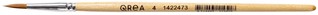 Pinceau Qrea poil synthétique n° 4 largeur 3,5mm