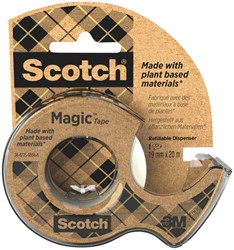 Adhesive tape Scotch Magic 919 19mmx20m transparent + recycled unwinder