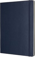 Carnet Moleskine XL 190x250mm uni couverture rigide bleu saphir-2