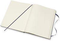 Carnet Moleskine XL 190x250mm uni couverture rigide bleu saphir-3