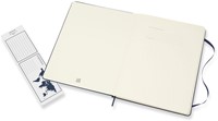 Carnet Moleskine XL 190x250mm uni couverture rigide bleu saphir-2