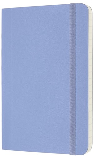 Carnet Moleskine Pocket 90x140mm ligné couverture souple bleu hortensia-2