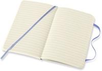 Carnet Moleskine Pocket 90x140mm ligné couverture souple bleu hortensia-3