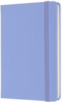 Carnet Moleskine Pocket 90x140mm uni couverture rigide bleu hortensia-2