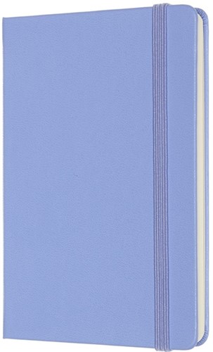 Carnet Moleskine Pocket 90x140mm uni couverture rigide bleu hortensia-2