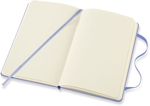 Carnet Moleskine Pocket 90x140mm uni couverture rigide bleu hortensia-3