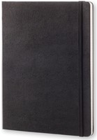 Carnet Moleskine XL 190x250mm carreau 5x5 couverture rigide noire-2